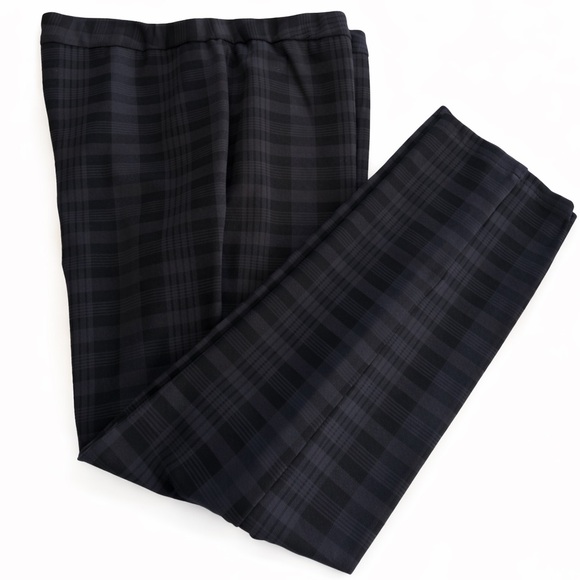 Atlier Luxe Pants - Pants Plaid black and gray size 14